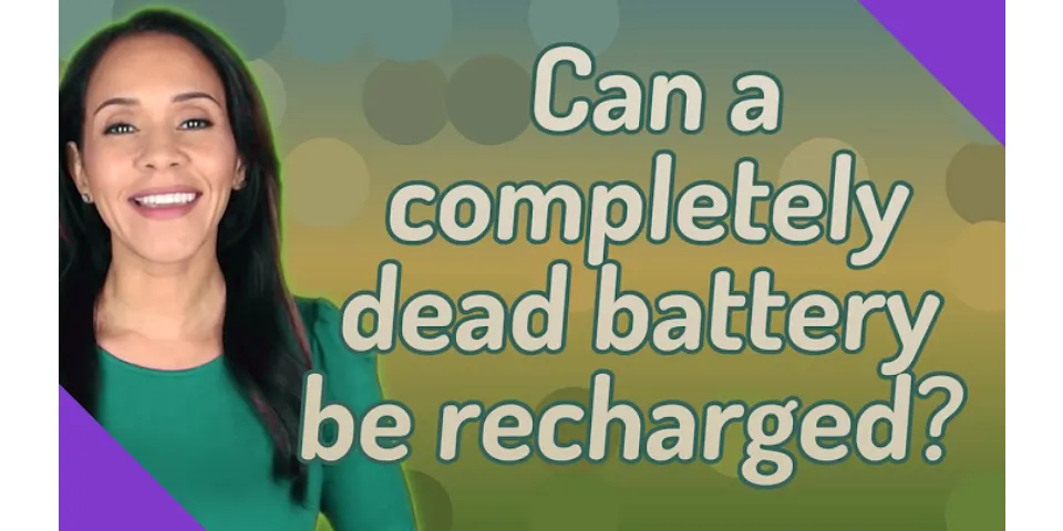 Can a dead battery be recharged by driving?