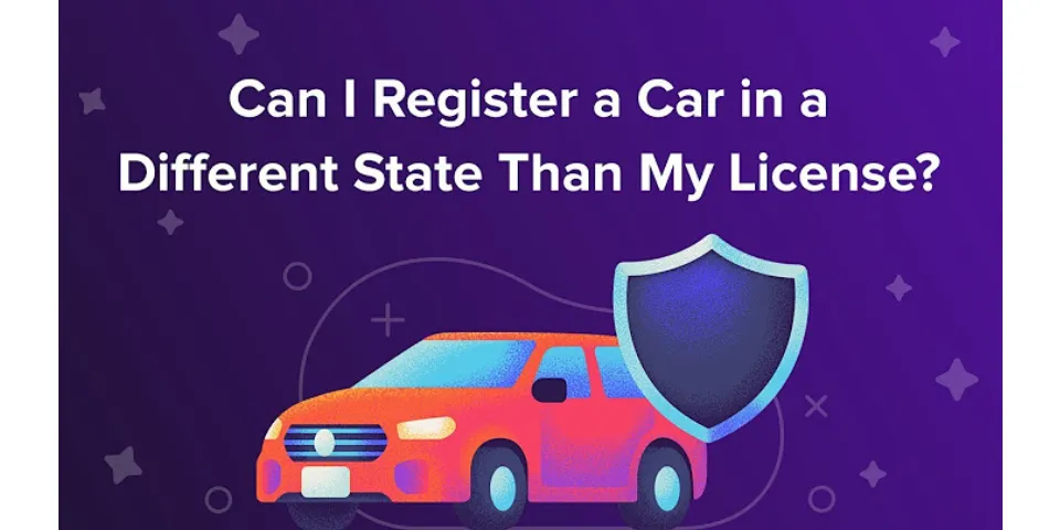 Can I register a car in Texas with an out of state license