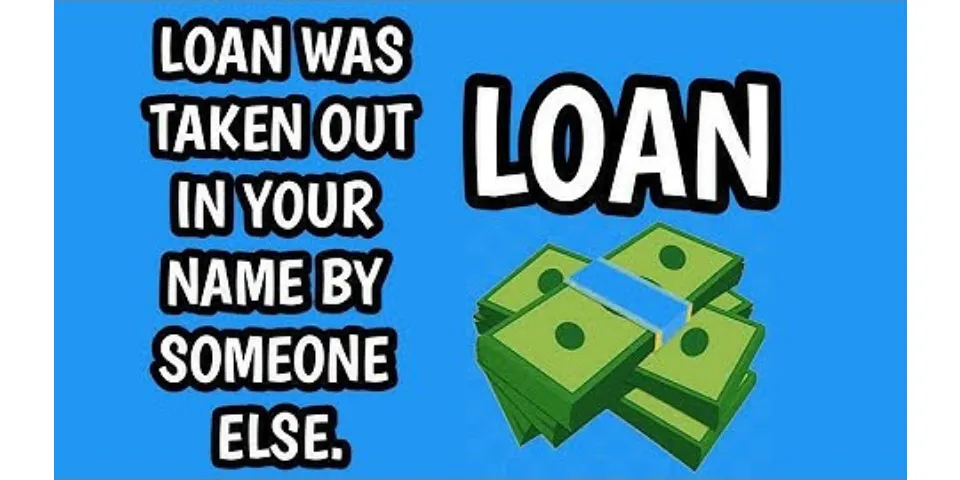 Can your name be removed from a loan?