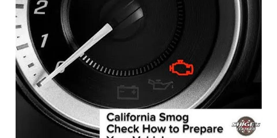 Do I have to smog my car before I sell it in California?