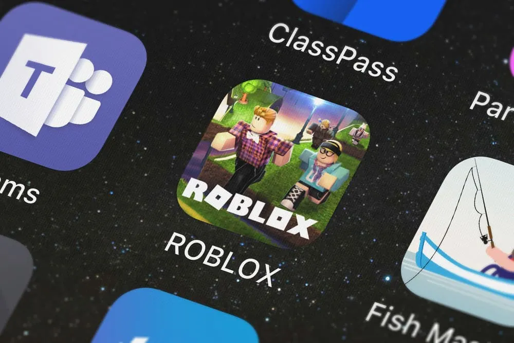 Roblox game in app