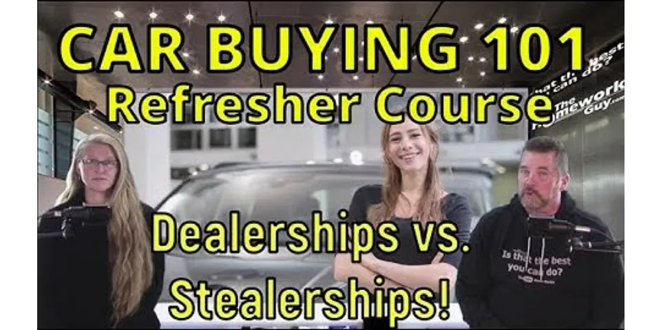 How do car dealerships accept payment?
