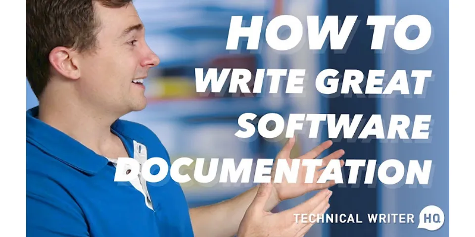 How do you write technical documentation for software development?