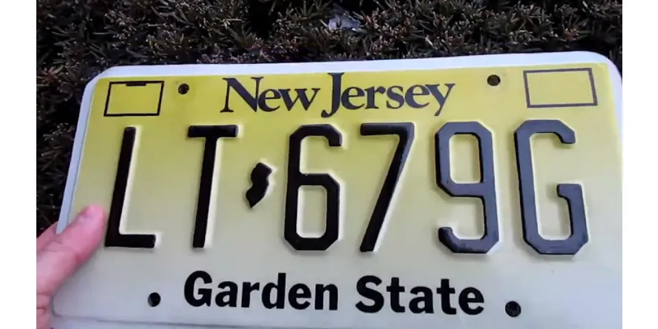 How much does registration and plates cost in NJ?