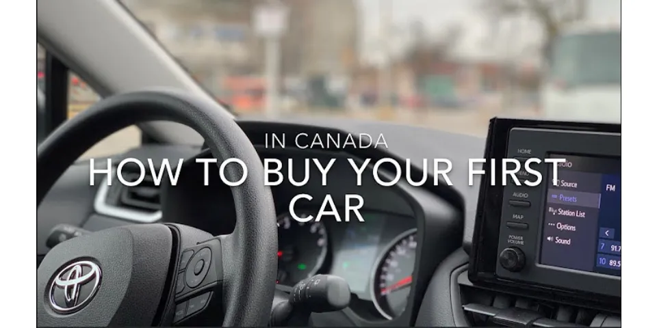 How to buy a car video