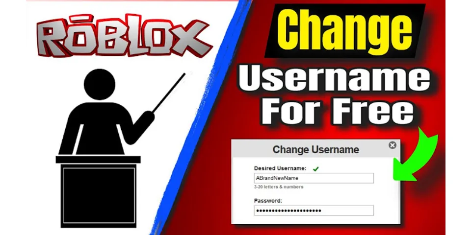 How to change your Roblox username for free 2021
