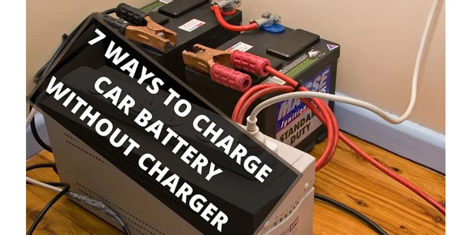 How to charge car battery from another battery