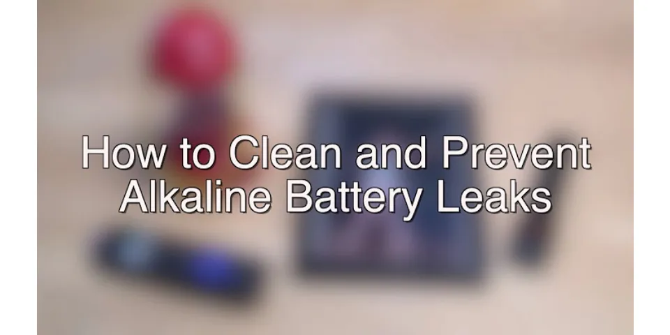 How to dispose of leaking batteries