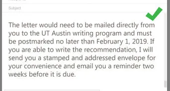 Ask Your Professor for a Letter of Recommendation Via Email