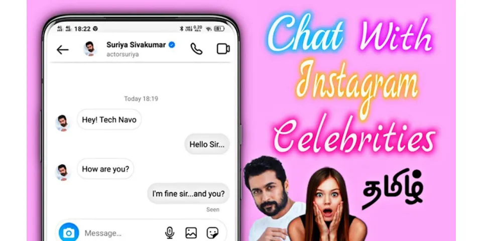How to message a celebrity on Instagram
