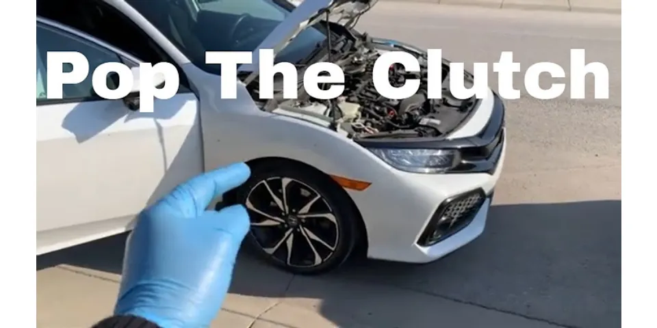 How to pop a clutch to start a car