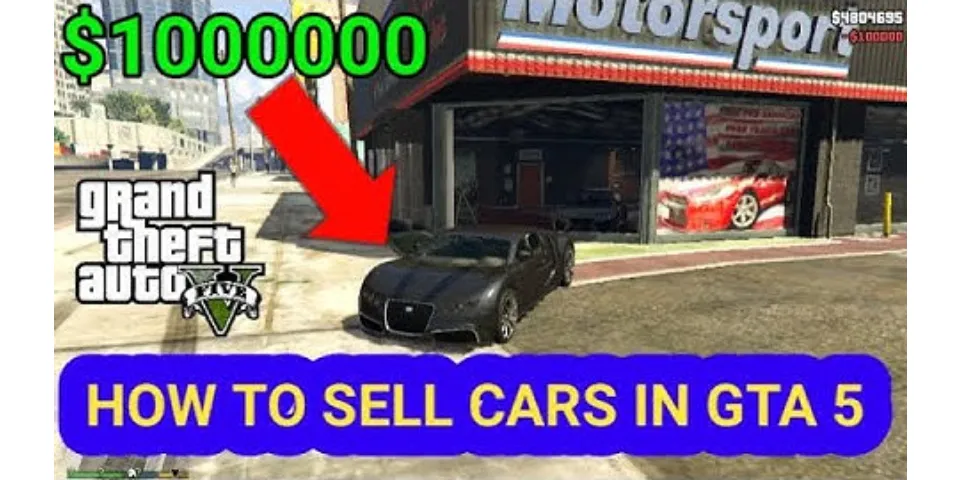 How to sell cars in GTA 5 story mode PC