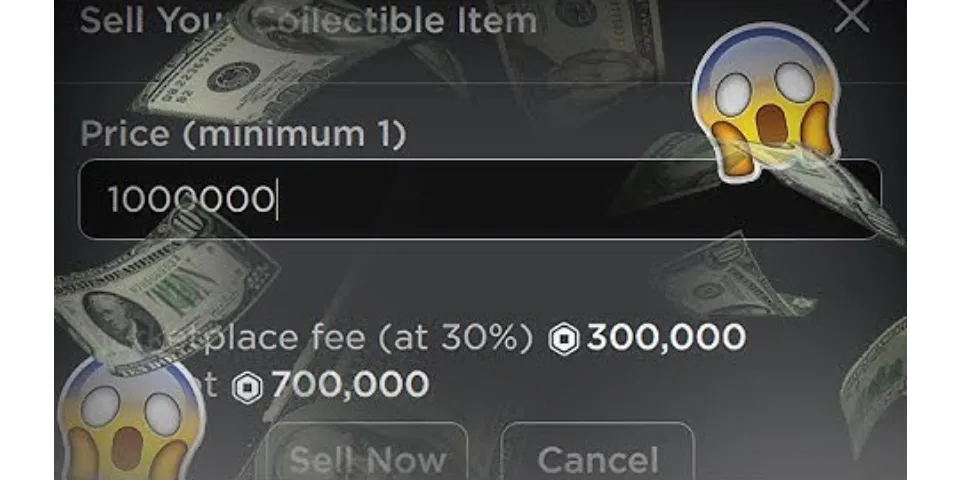 How to sell limiteds on Roblox