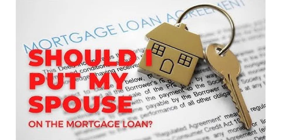 How to transfer mortgage to spouse