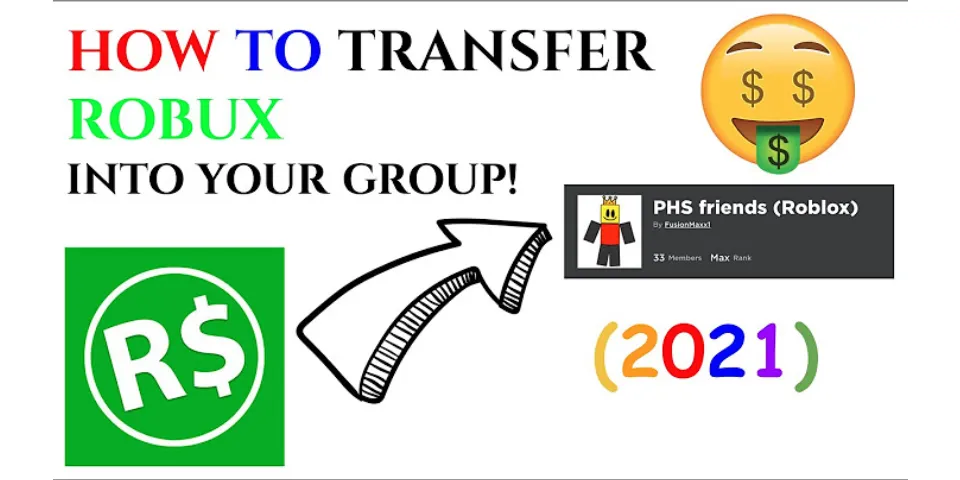 How to transfer Robux to another account with a group