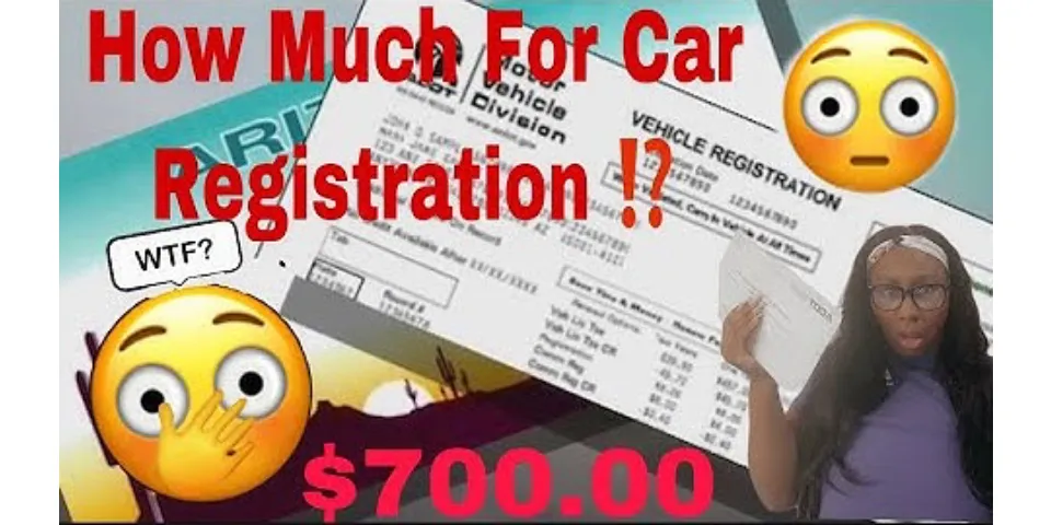 Is car registration expensive in Arizona?