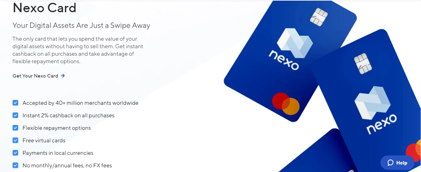 Nexo Review - Nexo Card