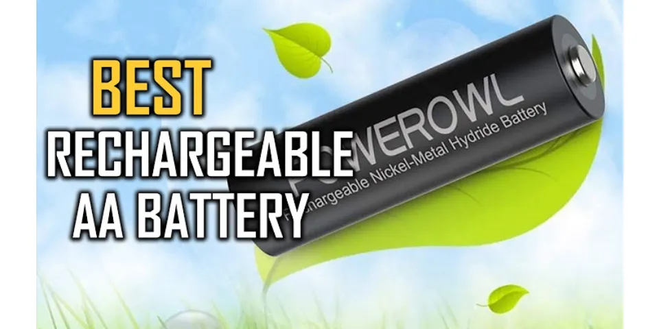 What are the advantages of rechargeable batteries?