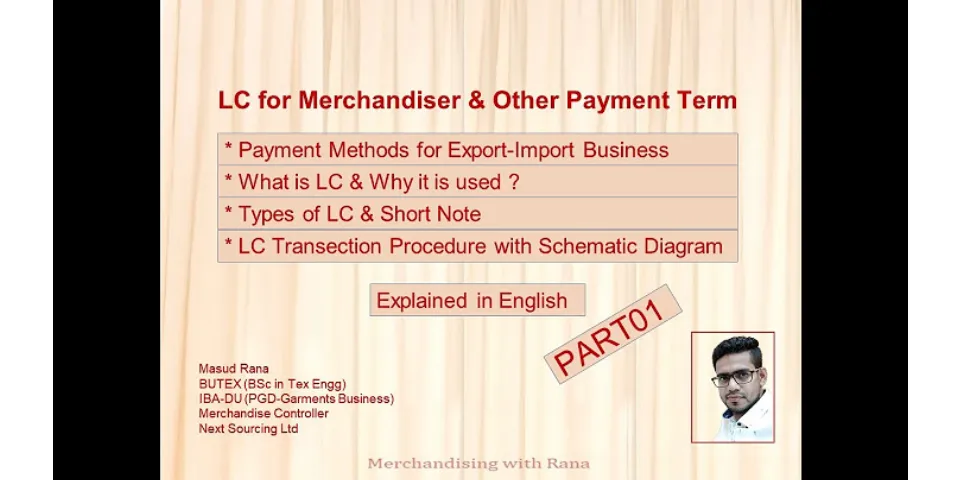 What are the methods of payment in international trade