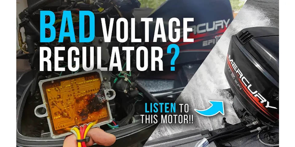 What are the symptoms of a bad voltage regulator