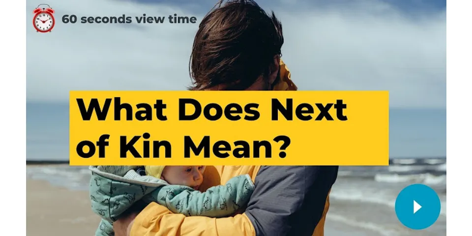 What does next of kin mean legally