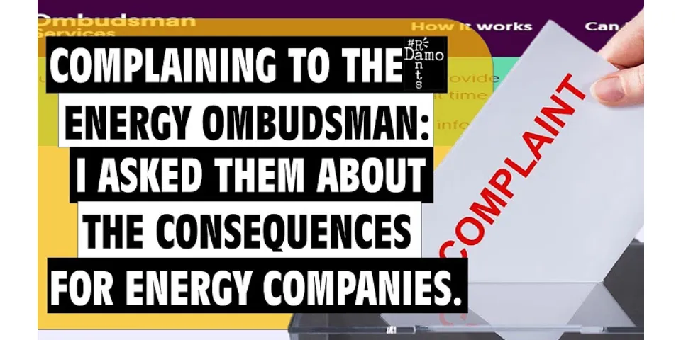 What happens if a company ignores the ombudsman?