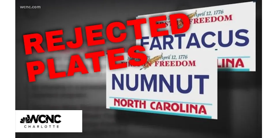 What happens if you dont return license plates in NC?
