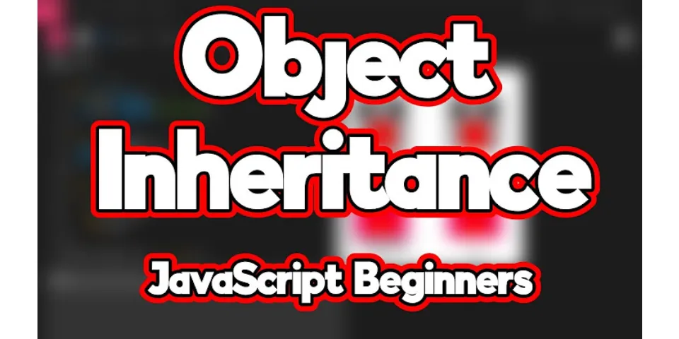 What is object inheritance in JavaScript?