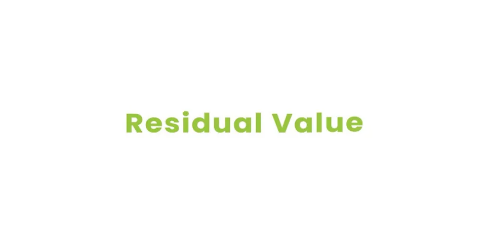 What is residual value of an asset