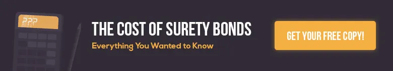 surety bond cost ebook banner
