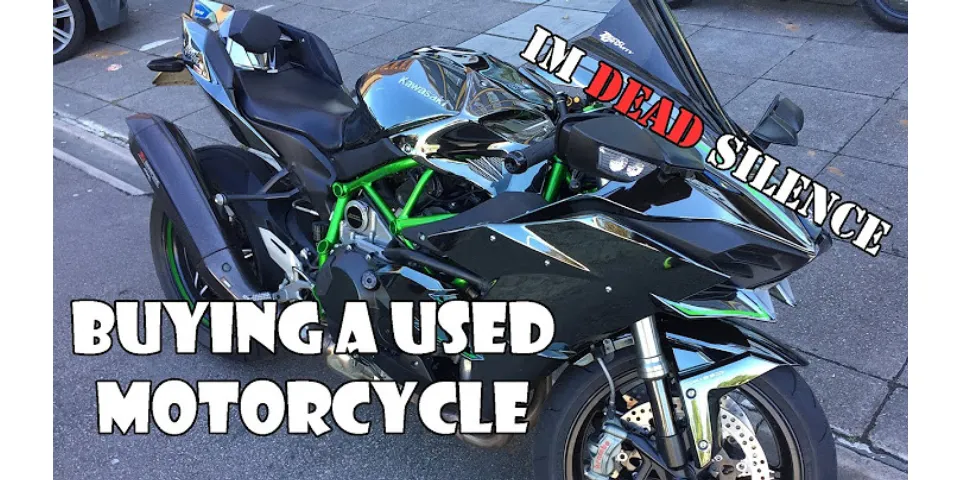 What to do when you first buy a motorcycle?