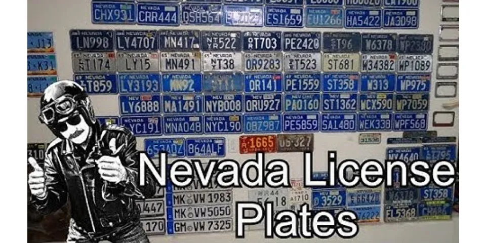 What to do with old license plates Nevada
