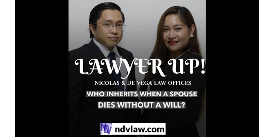When a husband dies what is the wife entitled to?