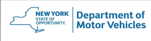 NY DMV logo is a link to the website