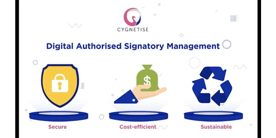 Who can be an Authorised signatory?