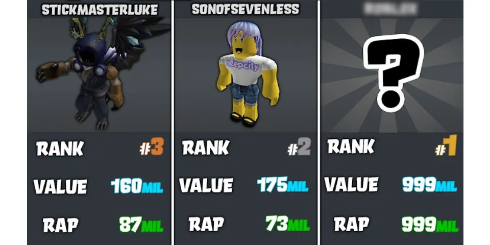 Who is the richest guy on Roblox?