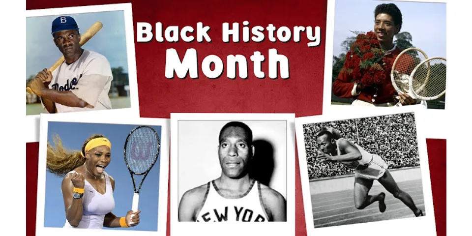 Who was the first black athlete in America?