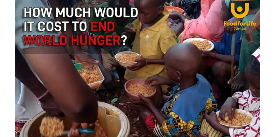 Why is it important to end world hunger